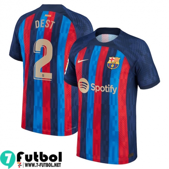 Camiseta Futbol Barcelona Primera Hombre 2022 2023 Sergiño Dest 2