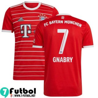 Camiseta Futbol Bayern Munich Primera Hombre 2022 2023 Gnabry 7