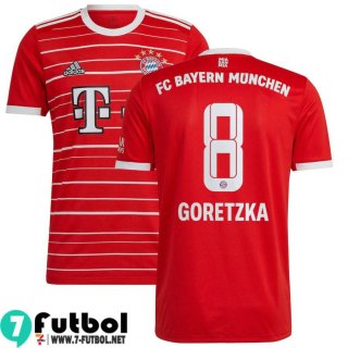 Camiseta Futbol Bayern Munich Primera Hombre 2022 2023 Goretzka 8