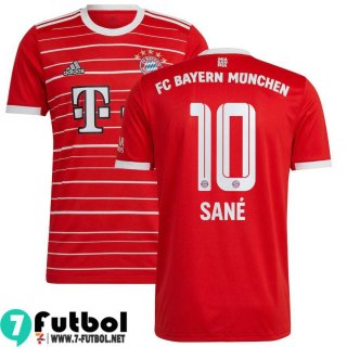 Camiseta Futbol Bayern Munich Primera Hombre 2022 2023 Sané 10