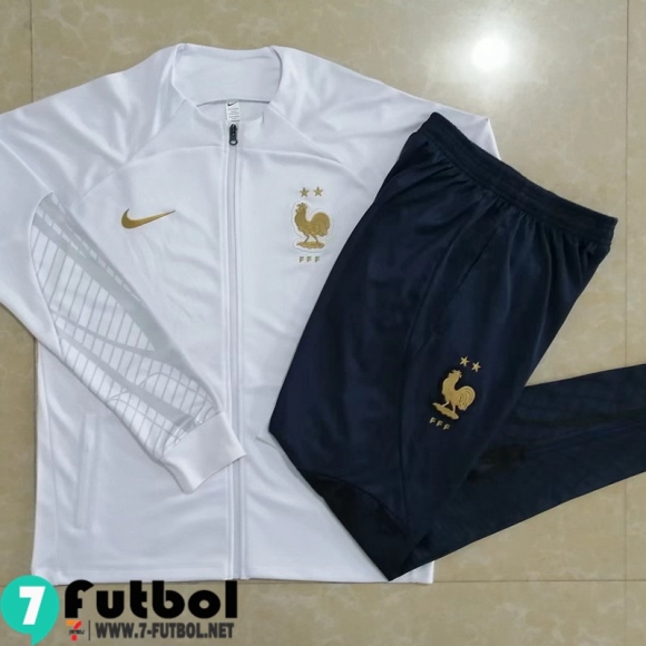 KIT: Chaquetas Francia Blanco & Blanca Hombre 2022 2023 JK412