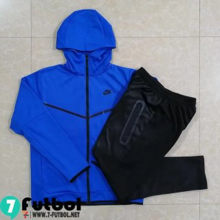 KIT: Chaquetas Futbol - Sudadera Con Capucha Sport azul Hombre 2022 2023 JK416