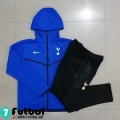 KIT: Chaquetas Futbol - Sudadera Con Capucha Tottenham azul Hombre 2022 2023 JK421