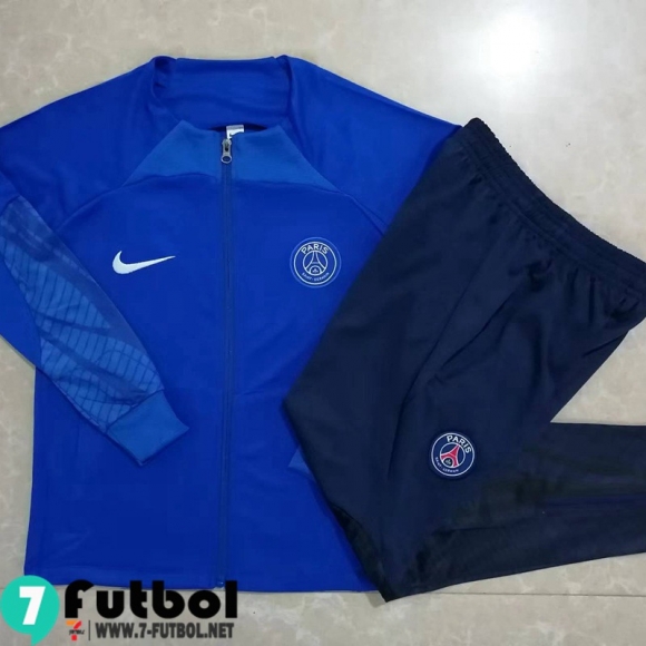 KIT: Chaquetas PSG azul Hombre 2022 2023 JK448