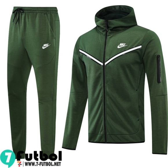 KIT: Chaquetas Futbol - Sudadera Con Capucha Sport verde Hombre 2022 2023 JK386