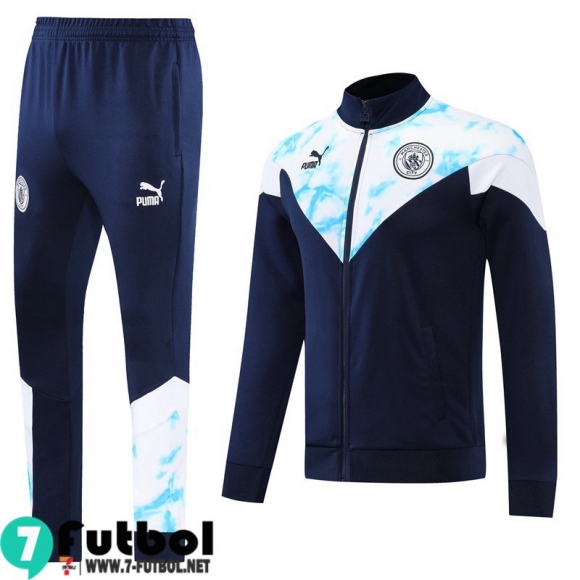 KIT: Chaquetas Manchester City azul Hombre 2022 2023 JK396