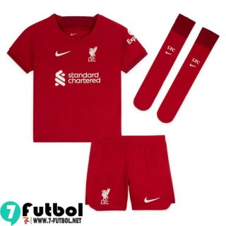 Camiseta Futbol Liverpool Primera Niños 2022 2023