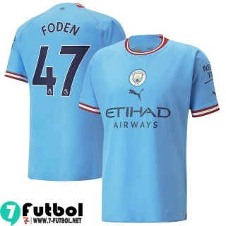 Camiseta Futbol Manchester City Primera Hombre 2022 2023 Foden 47