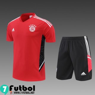 KIT: T-Shirt Bayern Munich Rojo Hombre 2022 2023 PL457