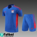KIT: T-Shirt Lyon azul Hombre 2022 2023 PL458