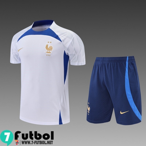 KIT: T-Shirt Francia Blanco & Blanca Hombre 2022 2023 PL461