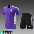 KIT: T-Shirt Real Madrid Violeta Hombre 2022 2023 PL463