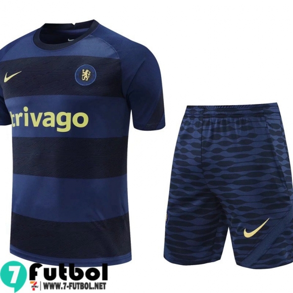 KIT: T-Shirt Chelsea azul Hombre 2022 2023 PL468