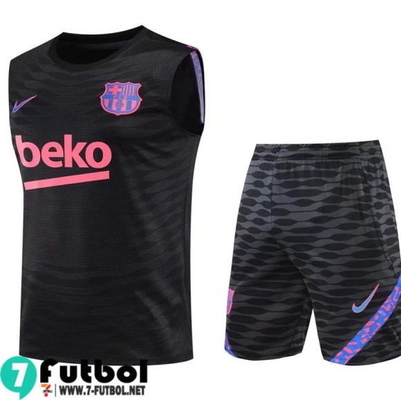 KIT: Sin Mangas Barcelona negro Hombre 2022 2023 PL471