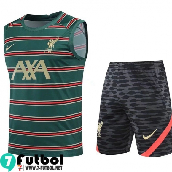 KIT: Sin Mangas Liverpool verde Hombre 2022 2023 PL474