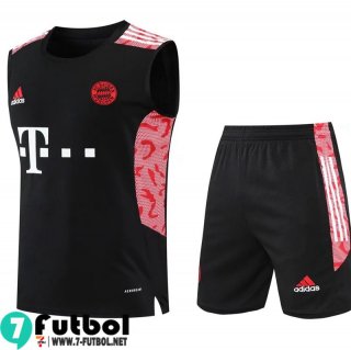 KIT: Sin Mangas Bayern Munich negro Hombre 2022 2023 PL484