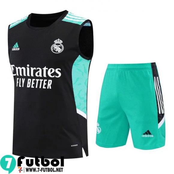 KIT: Sin Mangas Real Madrid negro Hombre 2022 2023 PL490