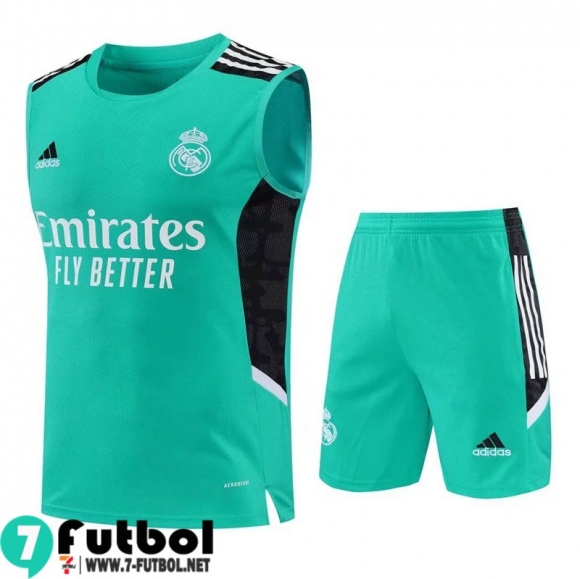 KIT: Sin Mangas Real Madrid verde Hombre 2022 2023 PL491