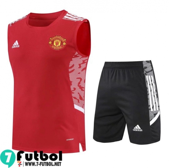 KIT: Sin Mangas Manchester United Rojo Hombre 2022 2023 PL494