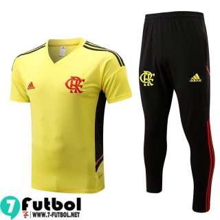 KIT: T-Shirt Flamengo amarillo Hombre 2022 2023 PL518