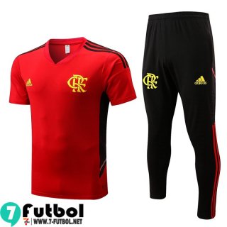 KIT: T-Shirt Flamengo Rojo Hombre 2022 2023 PL520