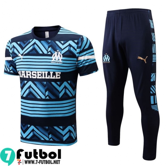 KIT: T-Shirt Marsella azul Hombre 2022 2023 PL521