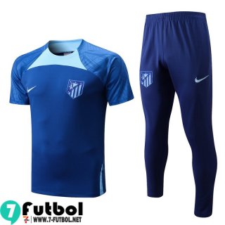 KIT: T-Shirt Atletico Madrid azul Hombre 2022 2023 PL535