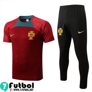 KIT: T-Shirt Portugal Rojo Hombre 2022 2023 PL538