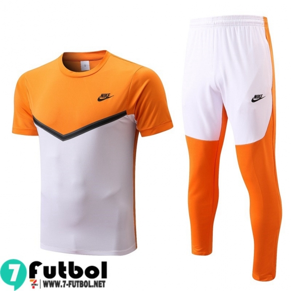 KIT: T-Shirt Sport naranja blanco Hombre 2022 2023 PL548
