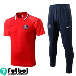 KIT: Polo Futbol PSG Rojo Hombre 2022 2023 PL563