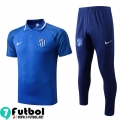 KIT: Polo Futbol Atletico Madrid azul Hombre 2022 2023 PL565