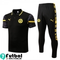 KIT: Polo Futbol Dortmund negro Hombre 2022 2023 PL575