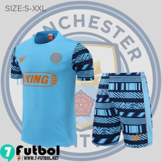 KIT: T-Shirt Manchester City azul Hombre 2022 2023 PL599