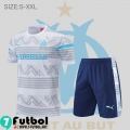 KIT: T-Shirt Marsella Blanco & Blanca Hombre 2022 2023 PL600