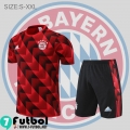 KIT: T-Shirt Bayern Munich negro rojo Hombre 2022 2023 PL604