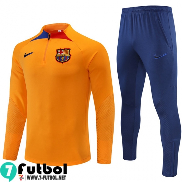 KIT: Chandal Futbol Barcelona naranja Hombre 2022 2023 TG273