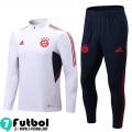 KIT: Chandal Futbol Bayern Munich Blanco & Blanca Hombre 2022 2023 TG287