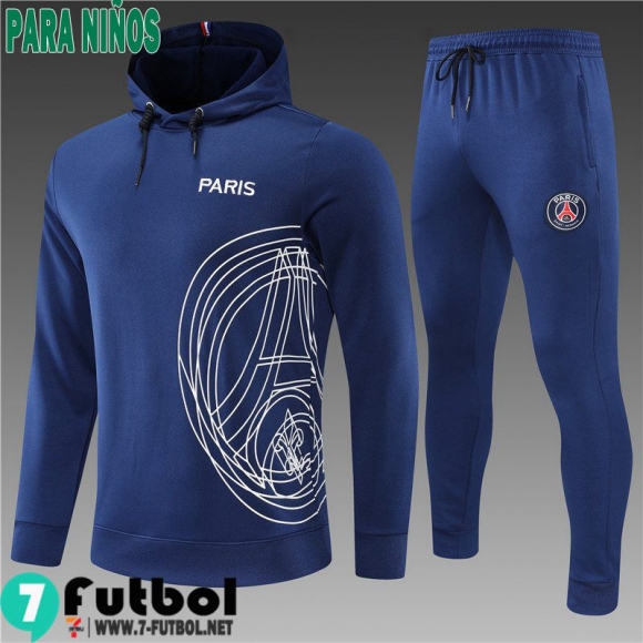 KIT: Sudaderas Deportivas PSG azul Niños 2022 2023 TK293