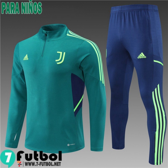 KIT: Chandal Futbol Juventus verde Niños 2022 2023 TK297