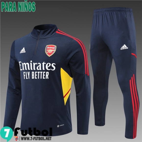 KIT: Chandal Futbol Arsenal azul Niños 2022 2023 TK298