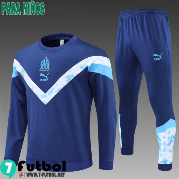 KIT: Chandal Futbol Marsella azul Niños 2022 2023 TK300