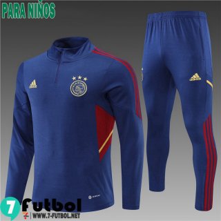 KIT: Chandal Futbol Ajax azul Niños 2022 2023 TK305