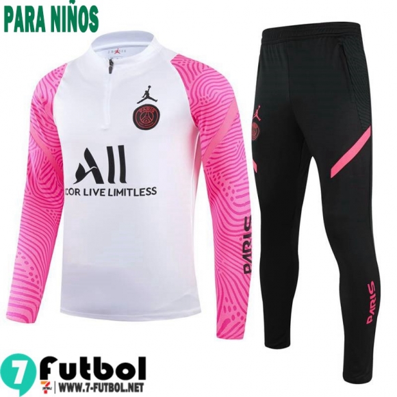 KIT: Chandal Futbol PSG Blanco & Blanca Niños 2022 2023 TK310