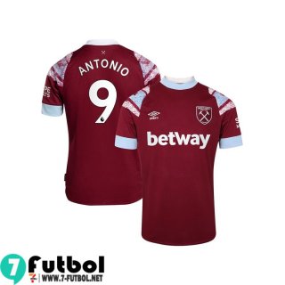 Camiseta Futbol West Ham United Primera Hombre 2022 2023 Antonio 9