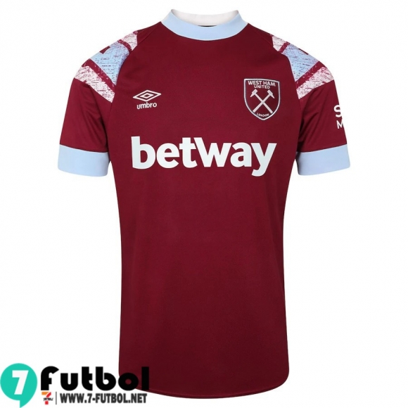 Camiseta Futbol West Ham United Primera Hombre 2022 2023 Camiseta Futbol West Ham United Primera Hombre 2022 2023