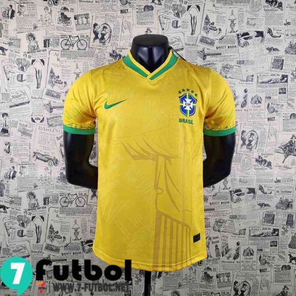 Camiseta futbol Brasil Amarillo Hombre 2022 2023 AG42