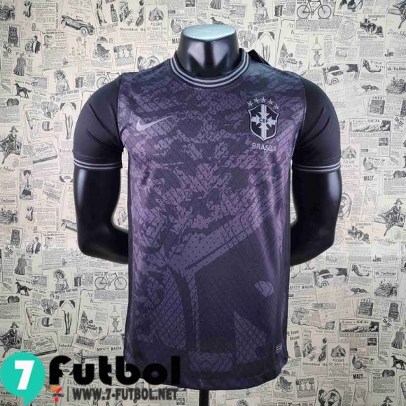 Camiseta futbol Brasil Negro Hombre 2022 2023 AG53