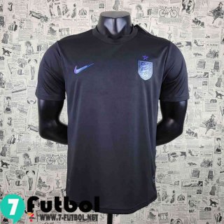 Camiseta futbol Inglaterra Negro Hombre AG61