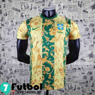 Camiseta futbol Brasil verde amarillento Hombre 2022 2023 AG67