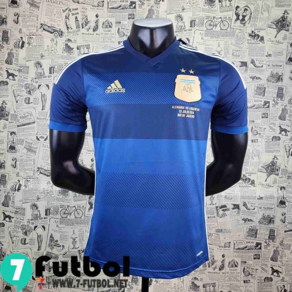 Retro Camiseta futbol Copa del Mundo Argentina Segunda Hombre 2014 AG69 Retro Camiseta futbol Copa del Mundo Argentina Segunda Hombre 2014 AG69